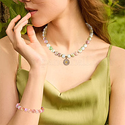 220 шт. двухцветные окрашенные бусины ручной работы в технике лэмпворк&nbsp;LAMP-TA0001-41B