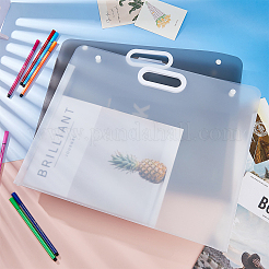 2 шт. 2 стиля полипропиленовых пластиковых карманов для документов&nbsp;AJEW-FH0005-86B