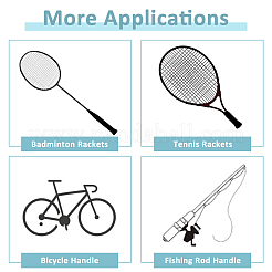 13шт 13 цвета pu кожа противоскользящая накладка на теннисную ракетку AJEW-FH0004-63