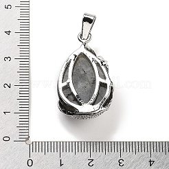 Подвески из натурального лабрадорита в форме капли&nbsp;G-G112-03P-09