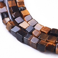 Природных тигровый глаз бисер нитей&nbsp;G-D0020-09B