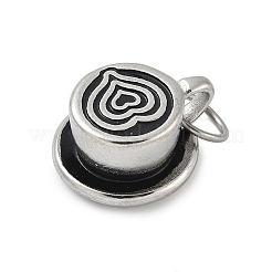 Кофейная чашка с сердечком из нержавеющей стали 304 с эмалированными подвесками&nbsp;STAS-M120-08P