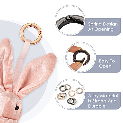 24шт 6 стиля пружинные кольца из цинкового сплава FIND-BT0001-25