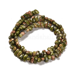 Природные Unakite бисер нитей G-Q167-B17-01