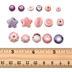 68шт 16 стиля фарфоровые бусины ручной работы PORC-FS0001-11