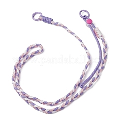6 шт. 6-цветные веревки-шнуры из полиэстера и спандекса для подвесных украшений&nbsp;HJEW-JM04302