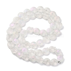 Стеклянные бусины с гальваническим покрытием &nbsp;EGLA-F164-HR02