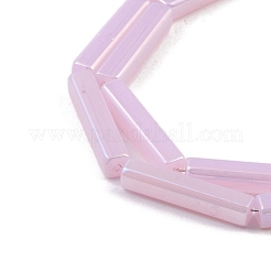 Стеклянные бусины с гальваническим покрытием &nbsp;EGLA-Q128-11A-AB03