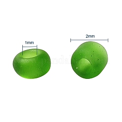 3500шт 7 цвета 12/0 стеклянные круглые бусины&nbsp;SEED-YW0001-21