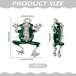 10 шт. Подвески из сплава с эмалью&nbsp;ENAM-LP0001-73