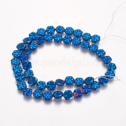 Гальванические немагнитная синтетический гематит бисер пряди G-K259-06F