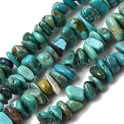 Натуральные нити бирюзовый шарик Hubei&nbsp;G-H345-A01-03