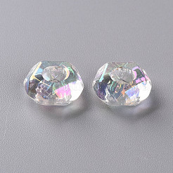 Прозрачного акрилового Европейский бисером X-TACR-S156-013