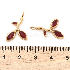 Подвески из нержавеющей стали 304 со стразами&nbsp;STAS-Q340-02G-02