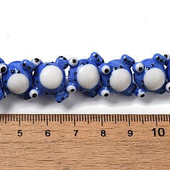 Бусы лэмпворк ручной работы&nbsp;LAMP-Z010-02G