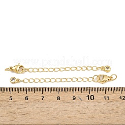 Латунные микрокристаллы кубического циркония с цепочкой KK-H480-59G