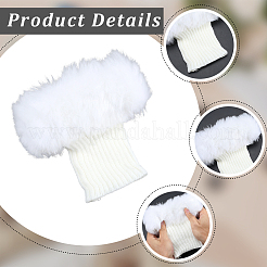 Носки из акрилового волокна шерстяной пряжи чехол для ног&nbsp;AJEW-WH20018-149D