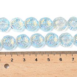 Полугальванизированная краска для запекания стеклянные бусины нити EGLA-K061-11A-AB06