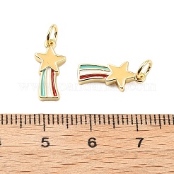 Латунь эмаль подвески&nbsp;KK-L237-028G-05