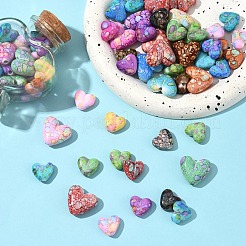 2 пакетик непрозрачных акриловых бусин&nbsp;MACR-YW0004-32A