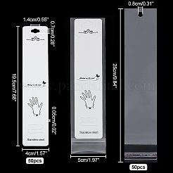 50 набор бумажных карточек для демонстрации браслетов&nbsp;OPP-HY0001-01A