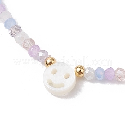 Стеклянные бисера браслеты простирания BJEW-JB11445