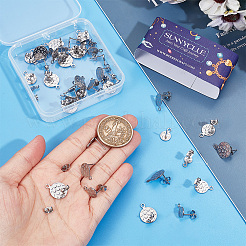 48 шт. 4 шт. фурнитура для сережек-гвоздиков из нержавеющей стали 304 STAS-SC0007-31