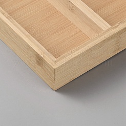 5 решетка деревянный органайзер для стаканов подносы для демонстрации&nbsp;AJEW-WH0696-097C