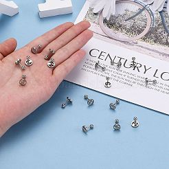 Серьги-штанги для хрящей из нержавеющей стали 201 EJEW-R147-33