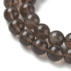 Натуральные ледяные обсидиановые бусинки G-P590-A03-10mm-01