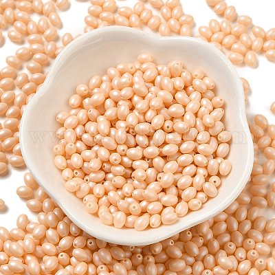 Выпечка расписных стеклянных бусин SEED-C004-04J-1