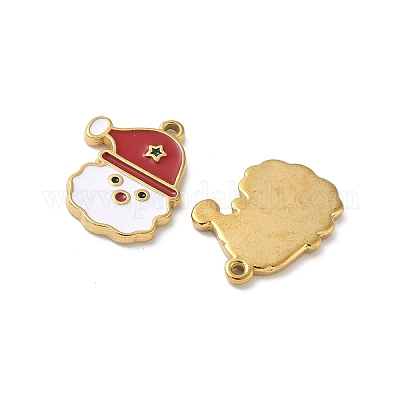 Подвески из нержавеющей стали 304 с эмалью STAS-L300-012G-13-1