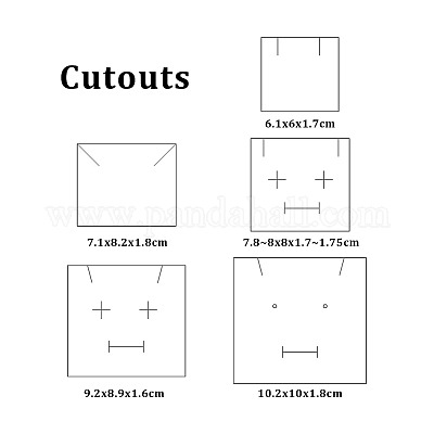 5 шт. Картонные ящики 5-х размеров CON-YS0001-02-1