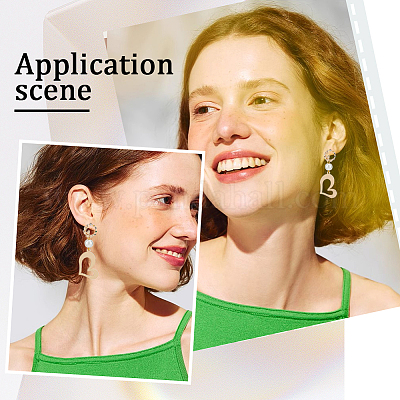 10 шт. латунные серьги-гвоздики в форме оливковой ветви для страз DIY-BBC0001-34-1