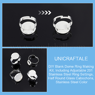 Набор для самостоятельного изготовления пустого купольного кольца DIY-UN0004-76-1