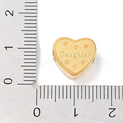 Европейские бусины из нержавеющей стали 304 STAS-K286-04B-G-1