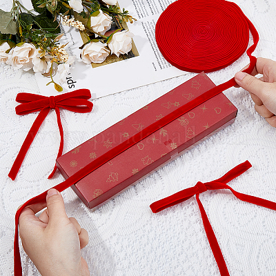 12.5 ярд двусторонней бархатной ленты OCOR-DC0001-20A-1