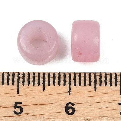 Крашеные натуральный белый нефрит бисер&nbsp;G-G003-A06-09-1