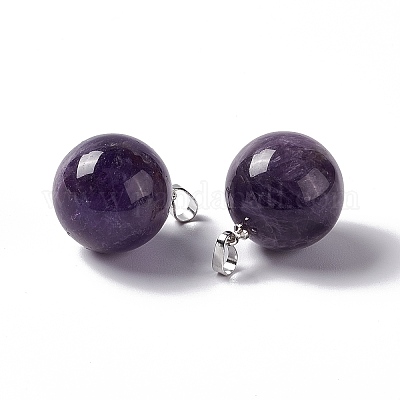 Подвески из натурального аметиста  G-G926-02P-05-1