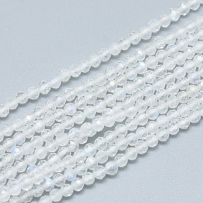 Бусины из натурального радужного лунного камня G-D0003-E91-3MM-1