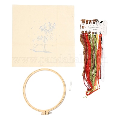 Наборы ковриков для вышивки своими руками в рождественском стиле DIY-P021-B05-1