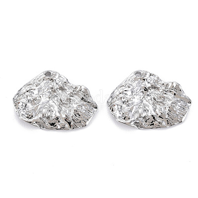 Латунные микропаве прозрачные подвески с фианитом KK-S356-540P-NF-1