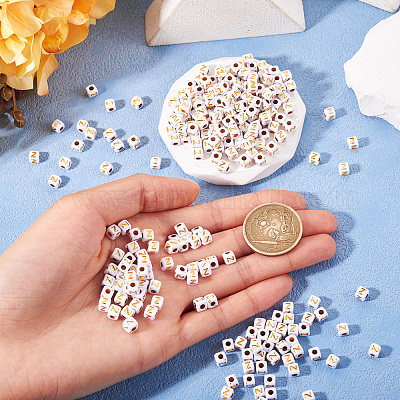 Непрозрачные акриловые бусины MACR-TAG0001-07Z-1