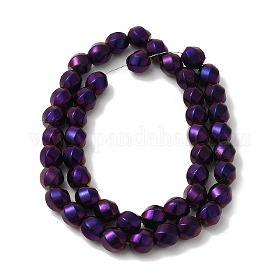 Гальванические нити синтетических магнитных гематитовых бусин G-I364-J01-03-1