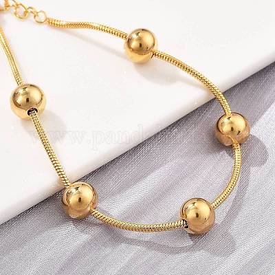 Браслеты-спутники из нержавеющей стали 304 для женщин BJEW-D337-01C-G-1