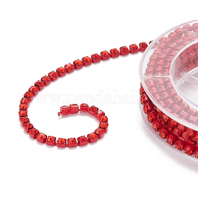 Цепочки со стразами из латуни CHC-FS0001-03C-1