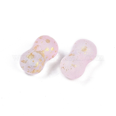 Прозрачные акриловые бусины градиентного цвета OACR-M023-02A-1