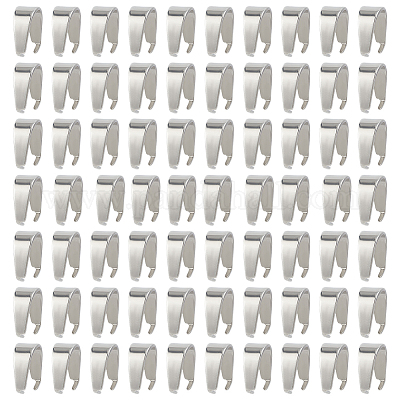 70 шт. защелкивающиеся дужки из нержавеющей стали 304 STAS-LP0001-20-1