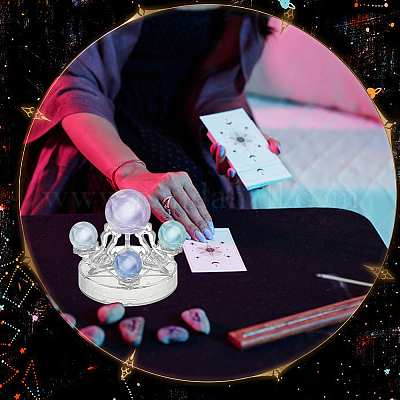 Акриловые стенды хрустального шара ODIS-WH0001-39-1