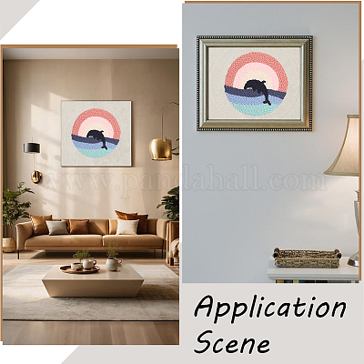 Стартовые наборы для вышивки перфоратором DIY-WH20007-13D-1